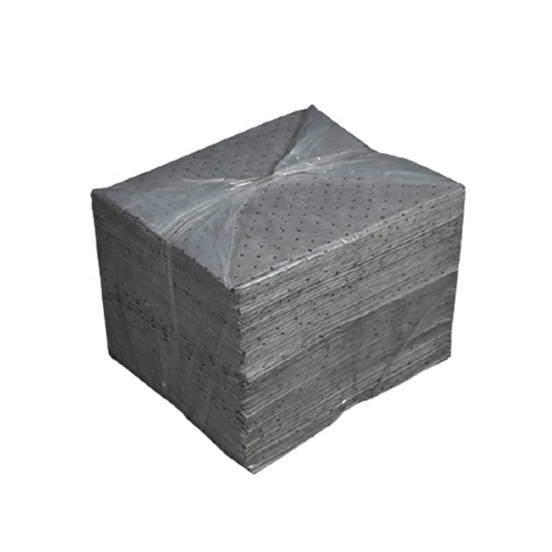 Grey Universal ABSorbent Pads Eco-Friendly Solution for Leak Control