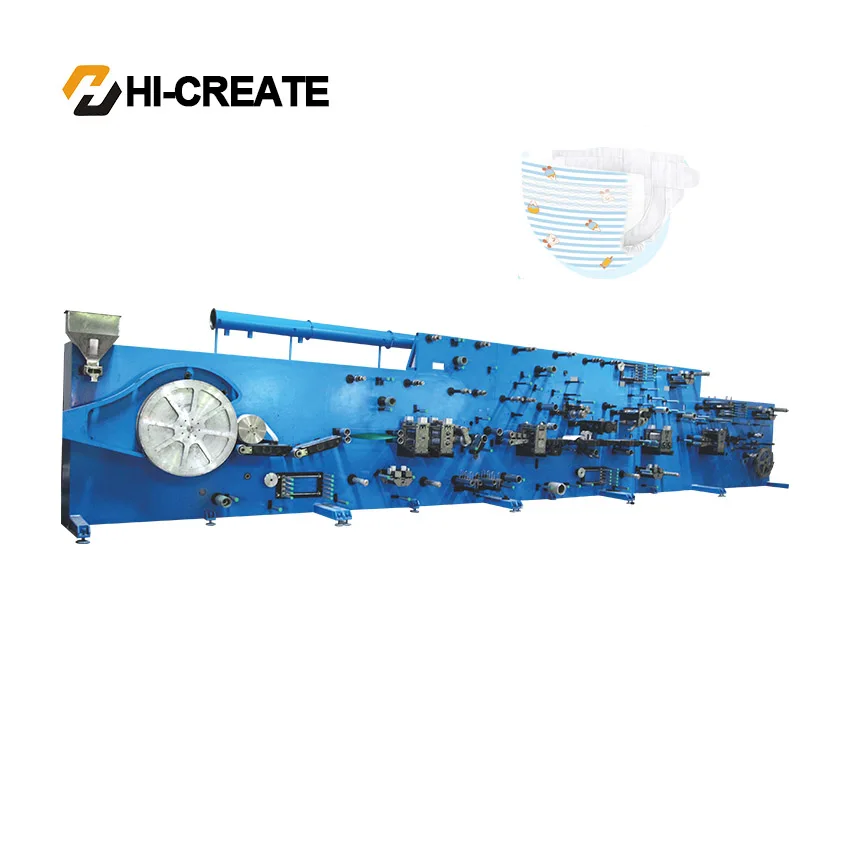 
HC-DP-FS Full Servo Automatic Baby Diaper Making Machine 