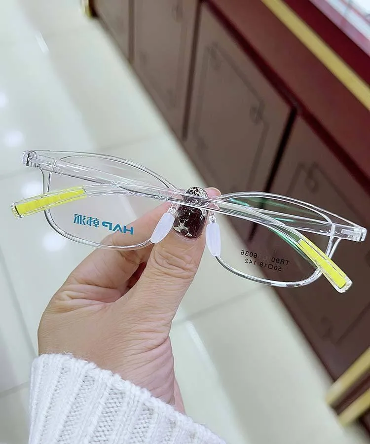 Multifunctional Optical Glasses Myopia TR90 Anti Blue Light Silicone Child Square Glasses configured With Non Slip Nose Pads