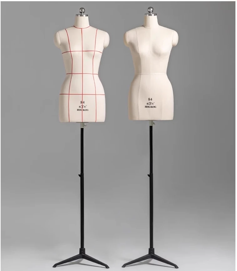 Cheap seamstress half-body dressmaker Female Foam sewing adjustable dress form mannequin for tailor