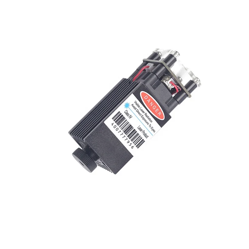 High Power 450nm 1.6W Adjustable Focal Engraving Laser Module Laser Cutting Head CNC Machine Engraver Accessory