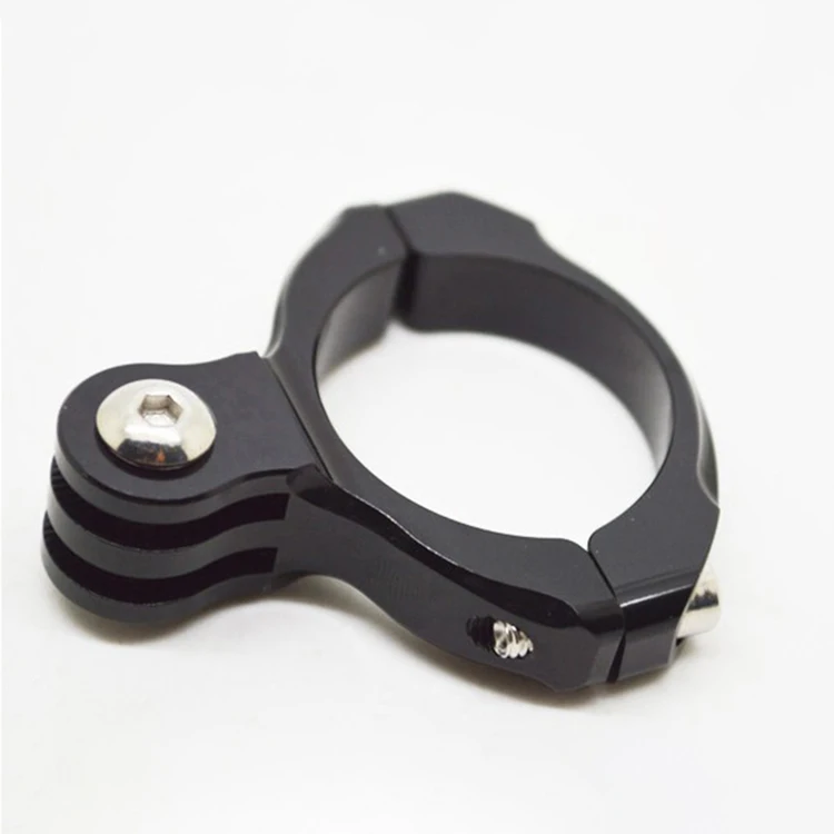 Aluminum Alloy Clamp Bicycle Handlebar Mount Holder Adapter for Sport Action Cameras Gopros