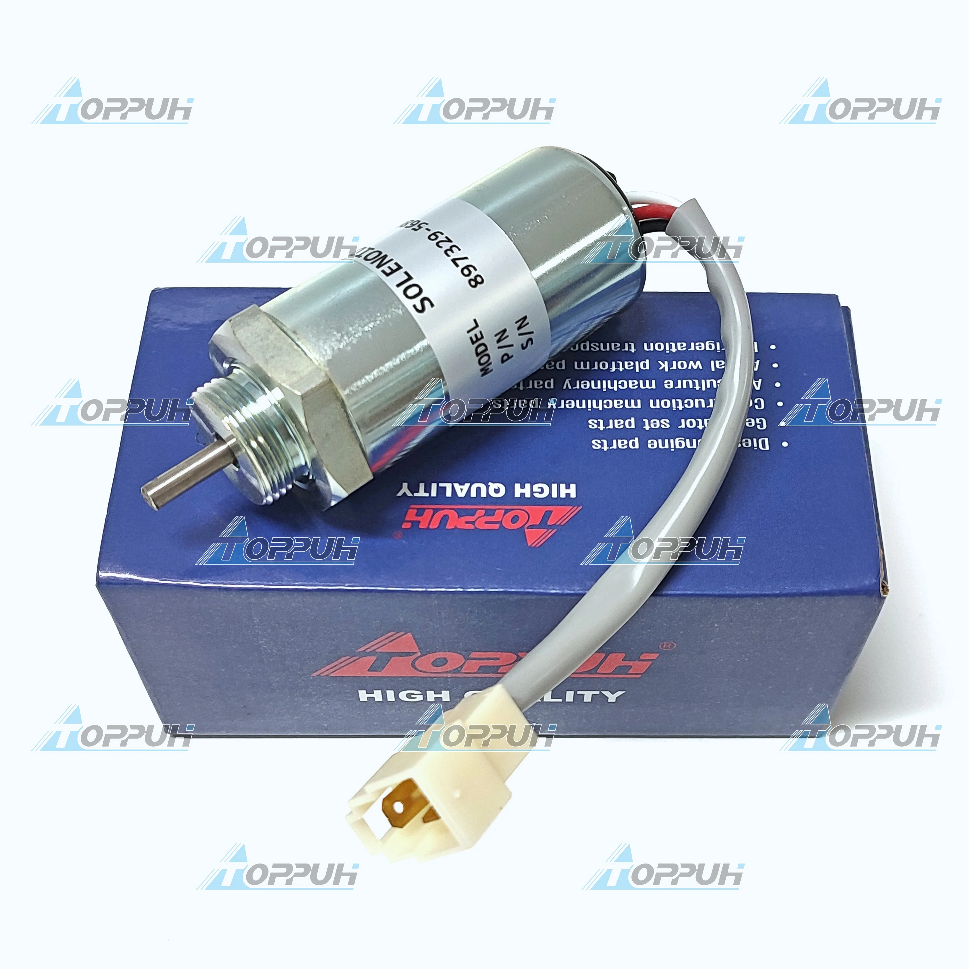 Fuel Shut off Solenoid MV1-81 12V for Isuzu Engine 4LE2 for Hitachi Excavator EX35U EX27U EX50U ZAXIS35U 897329-5680
