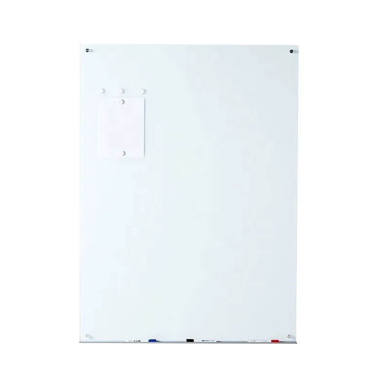 Classroom furniture flexible glass magnetic whiteboard glass writing board