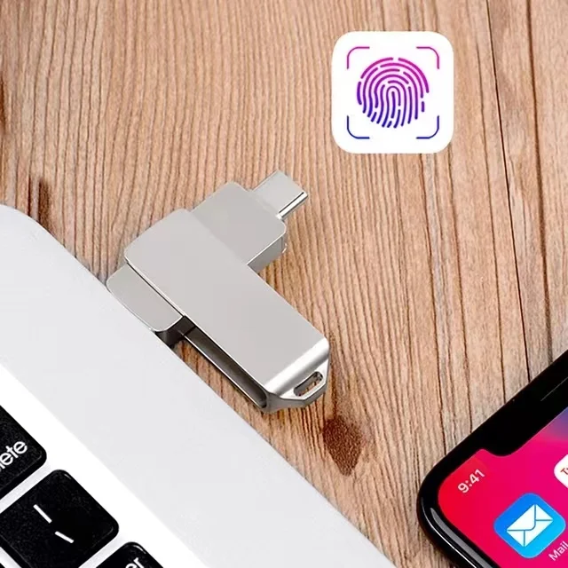 High quality Phone storage gift Brand New Usb C Flash Drive 8gb 16gb 32gb 64gb 128gb Metal Rotating Usb Flash Drive