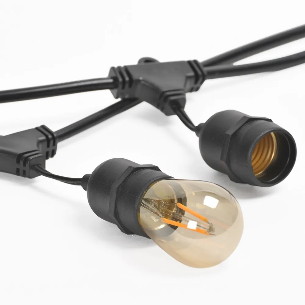 12 volt safe outdoor string lights hanging or fixed type warm light led string lights