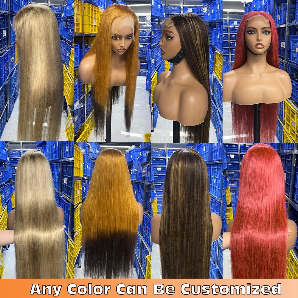 250% 13x4 Human Hair Wig Colored Medium Long Spring Curly Wig 13x4 Lace Front Human Hair Wig For Women