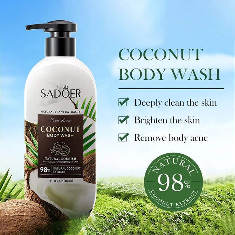 Customize Cosmetics Hyaluronic Acid Blenching Nourishing Coconut Body Gel