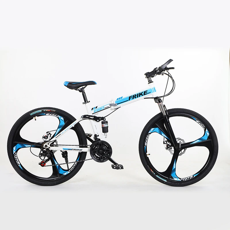 26 Inch Folding Bike Folded Bicycle Alloy Folding Bike 21/27 Speeds Foldable Cycle Adult Steel 18 Aluminum Alloy 16 Steel Crank