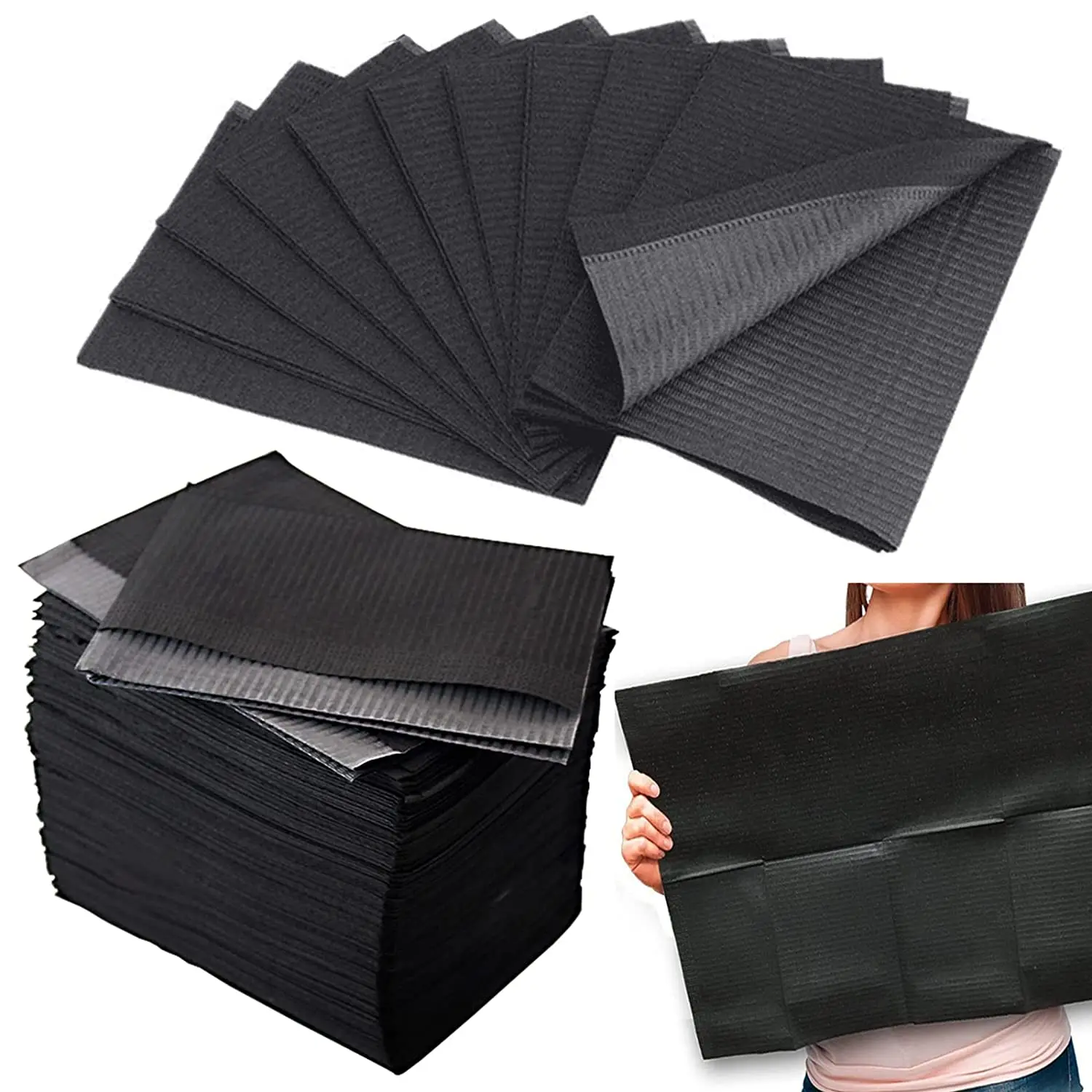 Disposable Waterproof Dental Oral Bibs Scarf Tattoo Supplies Clean Pad Permanent Makeup Tablecloth