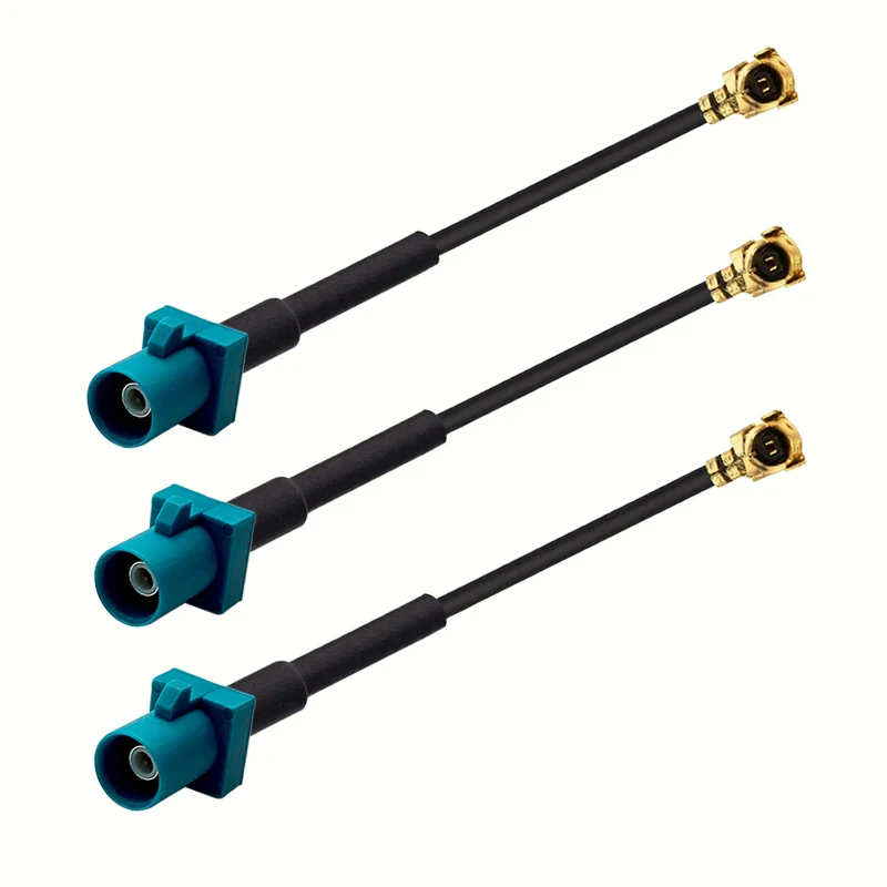 Solder Fakra Jack Male to IPEX Cable Fakra D RG1.13 Extension Cable for GPS Antenna Rf Ipex To Fakra RF1.37 Pigtail Cable