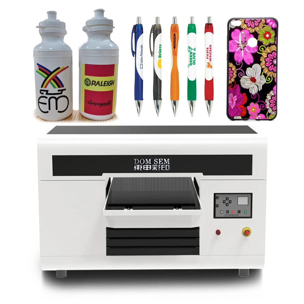 Factory Direct Sell A3 Inkjet UV Printer Phone Case Metal Ball UV Dtf Sticker Printer