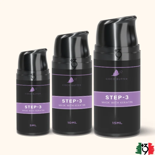 STEP 3 cream lamination Made in ITALY keratin professional PRIVATE LABEL home use lashlift nourishing argan oil low quantity