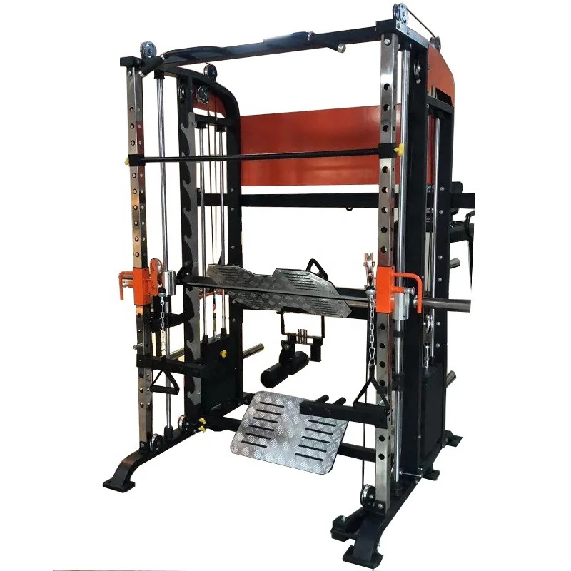 Professional manufacture gym equipment commercial multi function smith machine