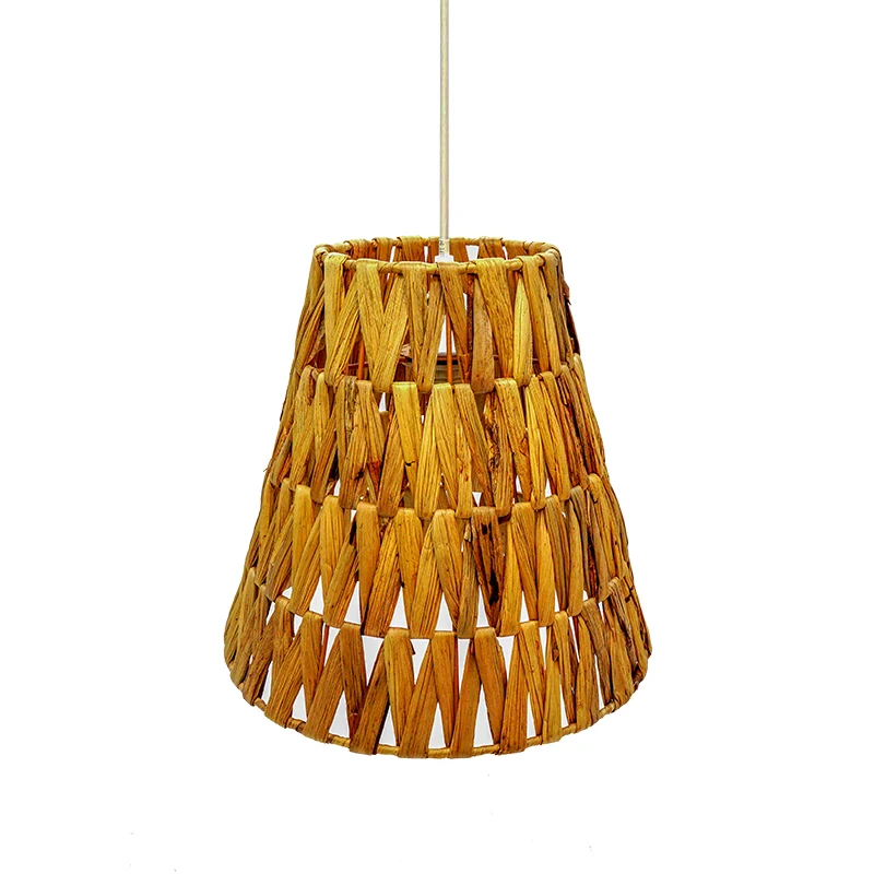 Chinese style lantern decoration natural materials water hyacinth lantern courtyard or garden