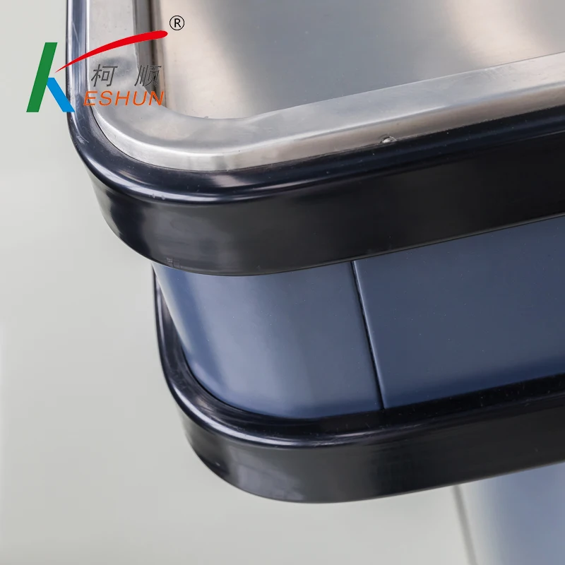 fashion design stainless steel retail store checkout counter table cashier desk