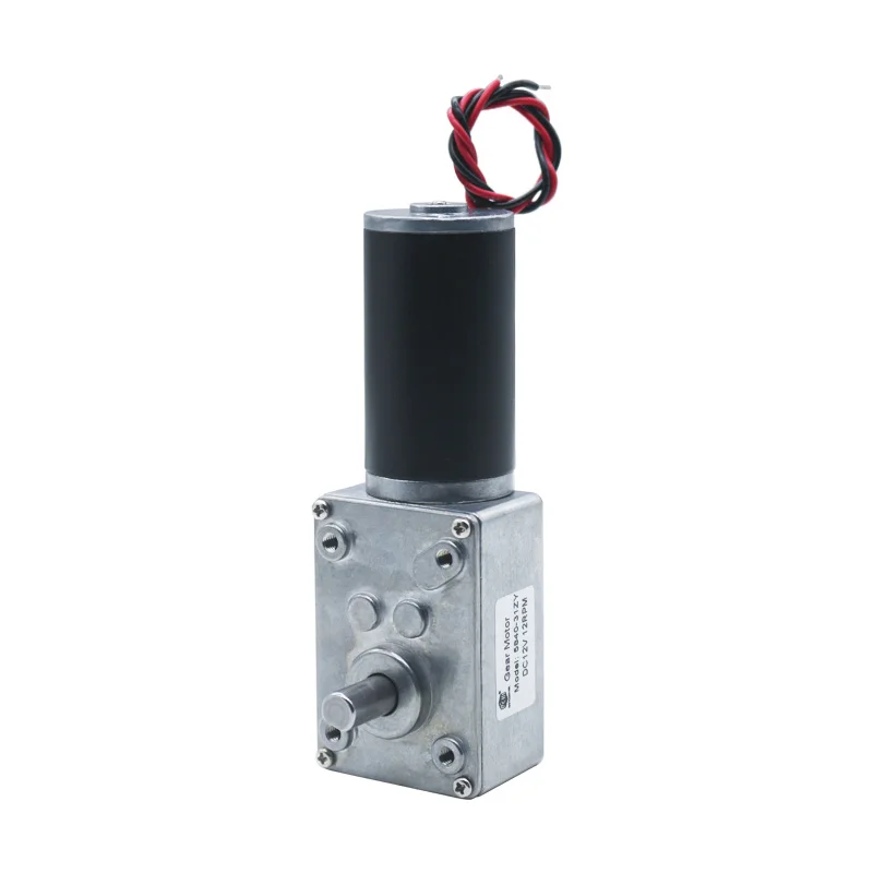 7N.m Low Speed High Torque Large Power 12V 24V DC Worm Gear Motor vertical vibrate motor	 low speed motor worm gea