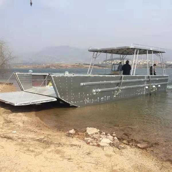 10.7m 35ft CE certification aluminum plate landing craft vessels for sale