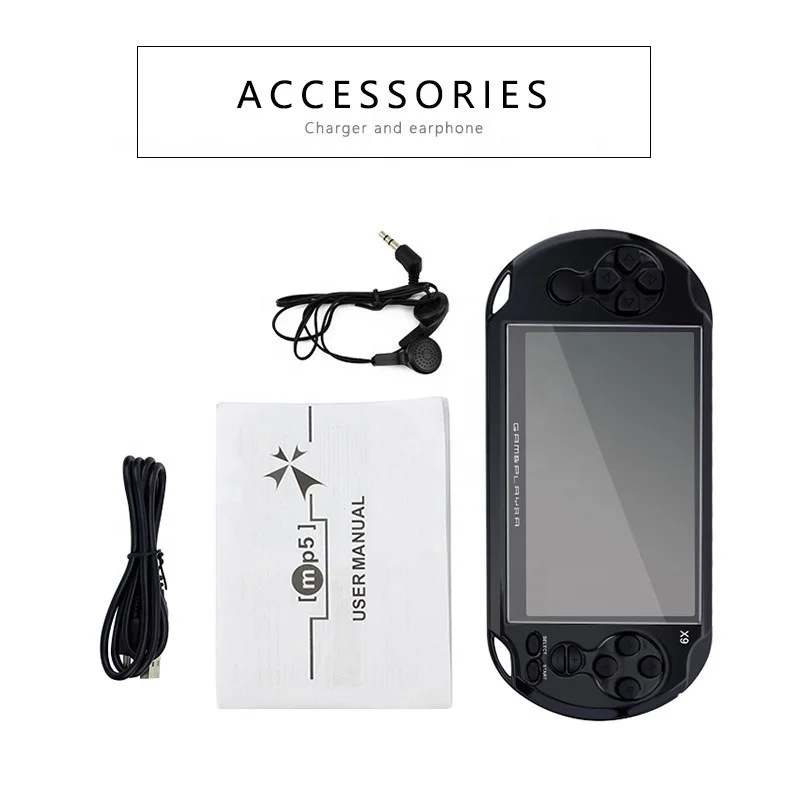 Высокой четкости цифровой 5 1 дюймовый экран дисплея X9 Встроенный 16 Гб переносная портативная игровая консоль проигрыватель по доступной цене