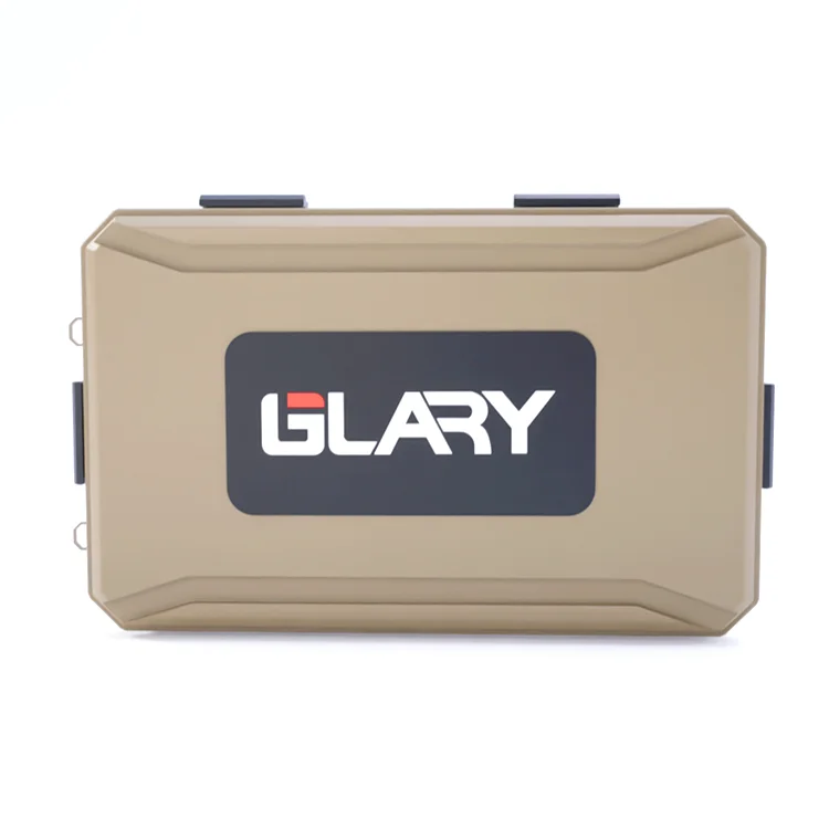 GLARY shockproof hard drive case box with eva foam stackable hard drive equipment case box protective hard drive case box
