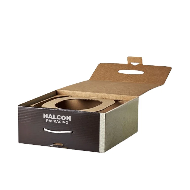 Custom Printed Foldable Square Cardboard Shipping Mailer Baseball Cap Box Packaging