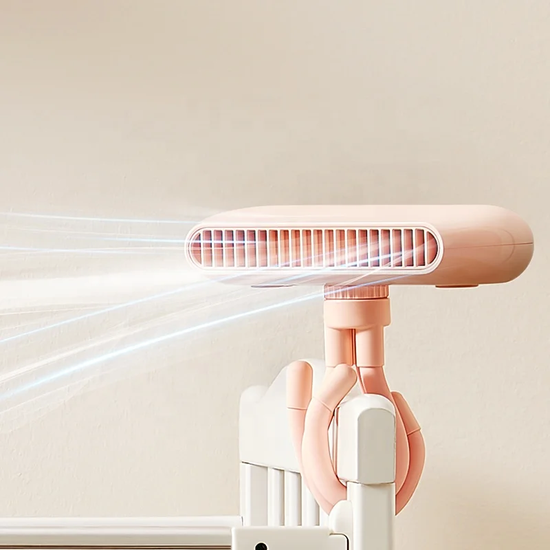 Octopus Fan Handheld Personal Mini Bladeless Tripod Fan Clip USB Type C Rechargeable Baby Stroller Fan