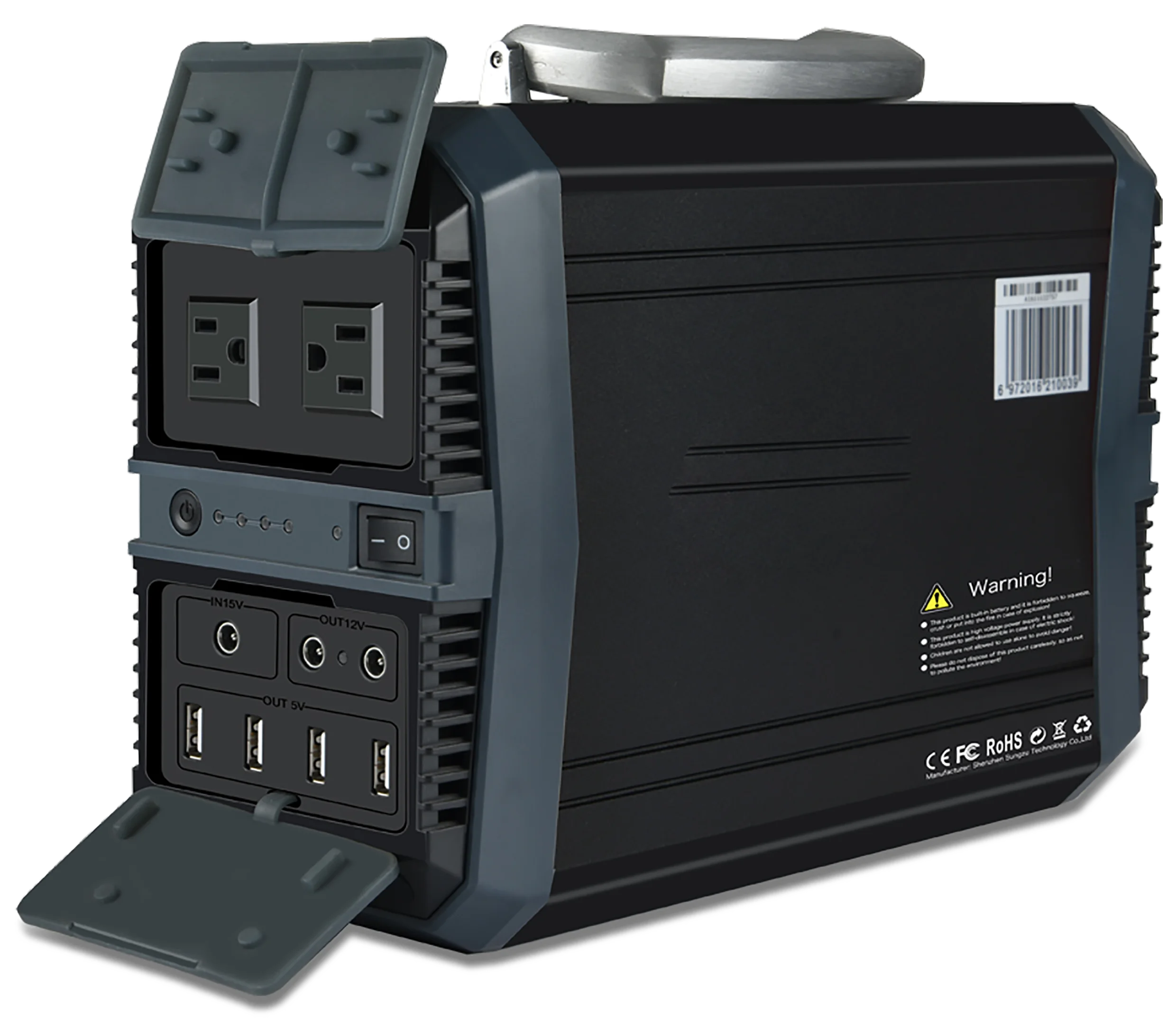 300W outdoor and fishing power supply lithium battery backup battery power station