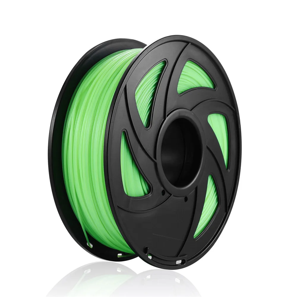 COOBEEN 5 Colors illuminating Glowing 3D Filament PLA 1.75mm/1kg Neat Winding for 3D Printer Printing Filament ROHS Factory