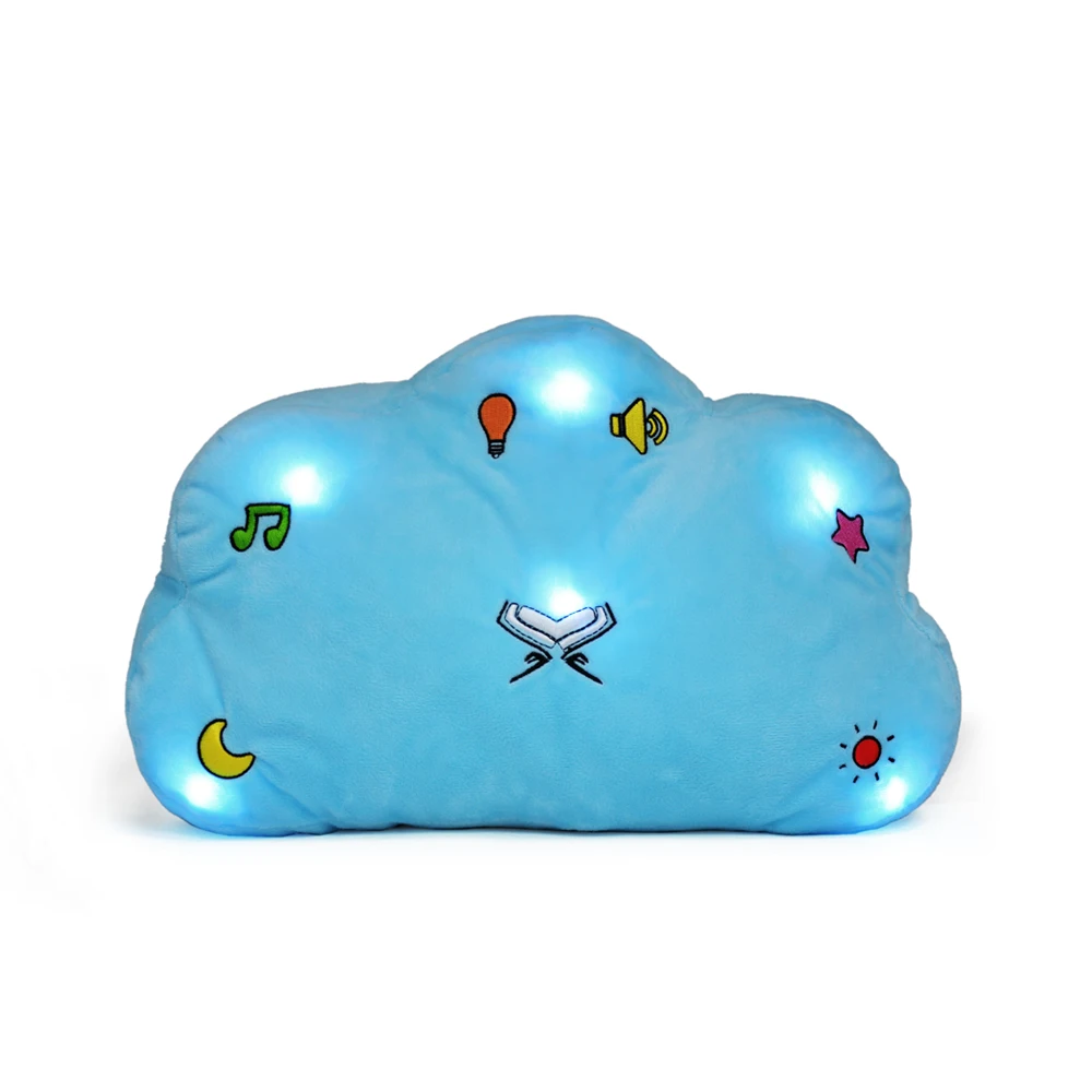 Muslim digital learning 8 english duas cute and soft star pillow quran player for kids