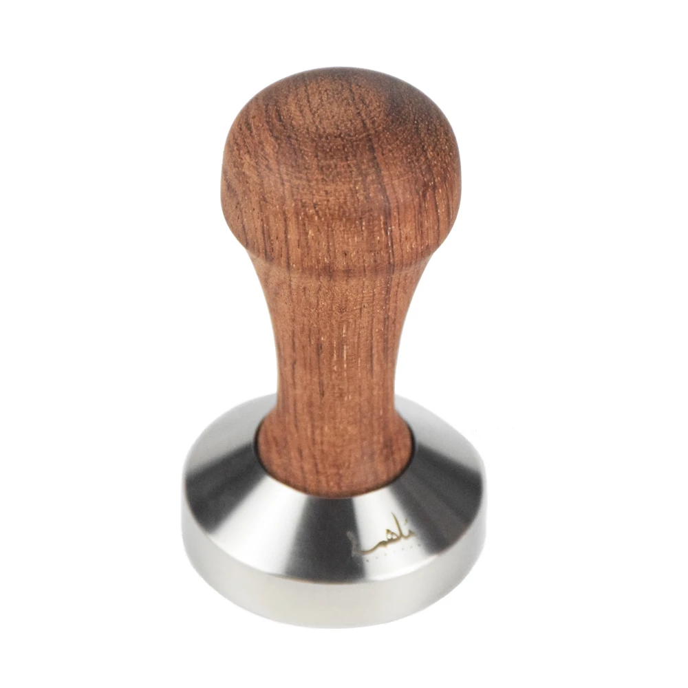 Пресс-молоток для кофе с деревянной ручкой 58 мм