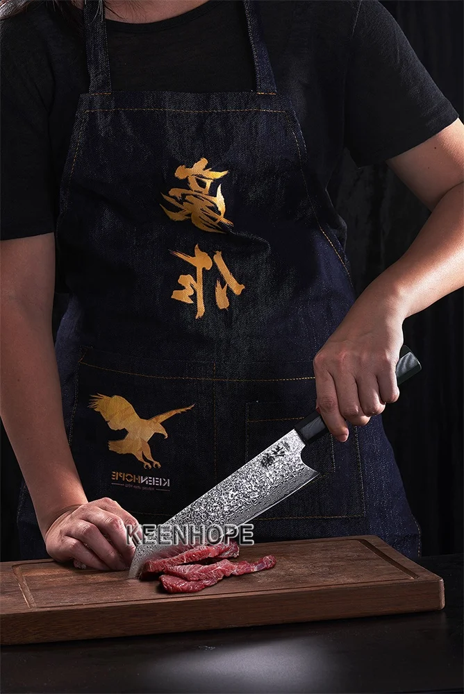 Best Selling 67 Layers Damascus Steel  8 Inch Kiritsuke Knife Japanese Knife VG10 Core Damascus Knife Set Kitchen Cooking