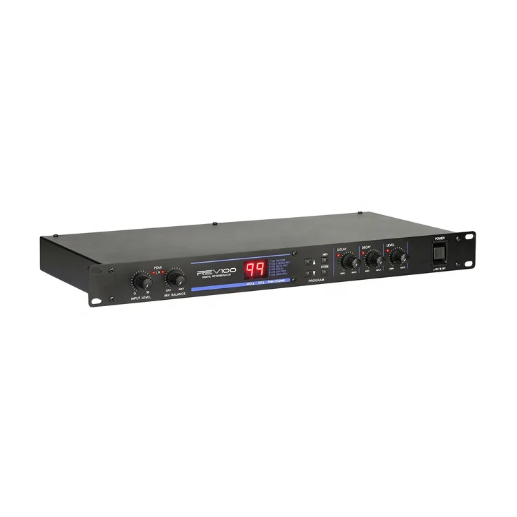 REV100 Superior Sound Quality Digital Reverberation Effector with 99 Programs/Audio Processor/Advanced MIDI Features