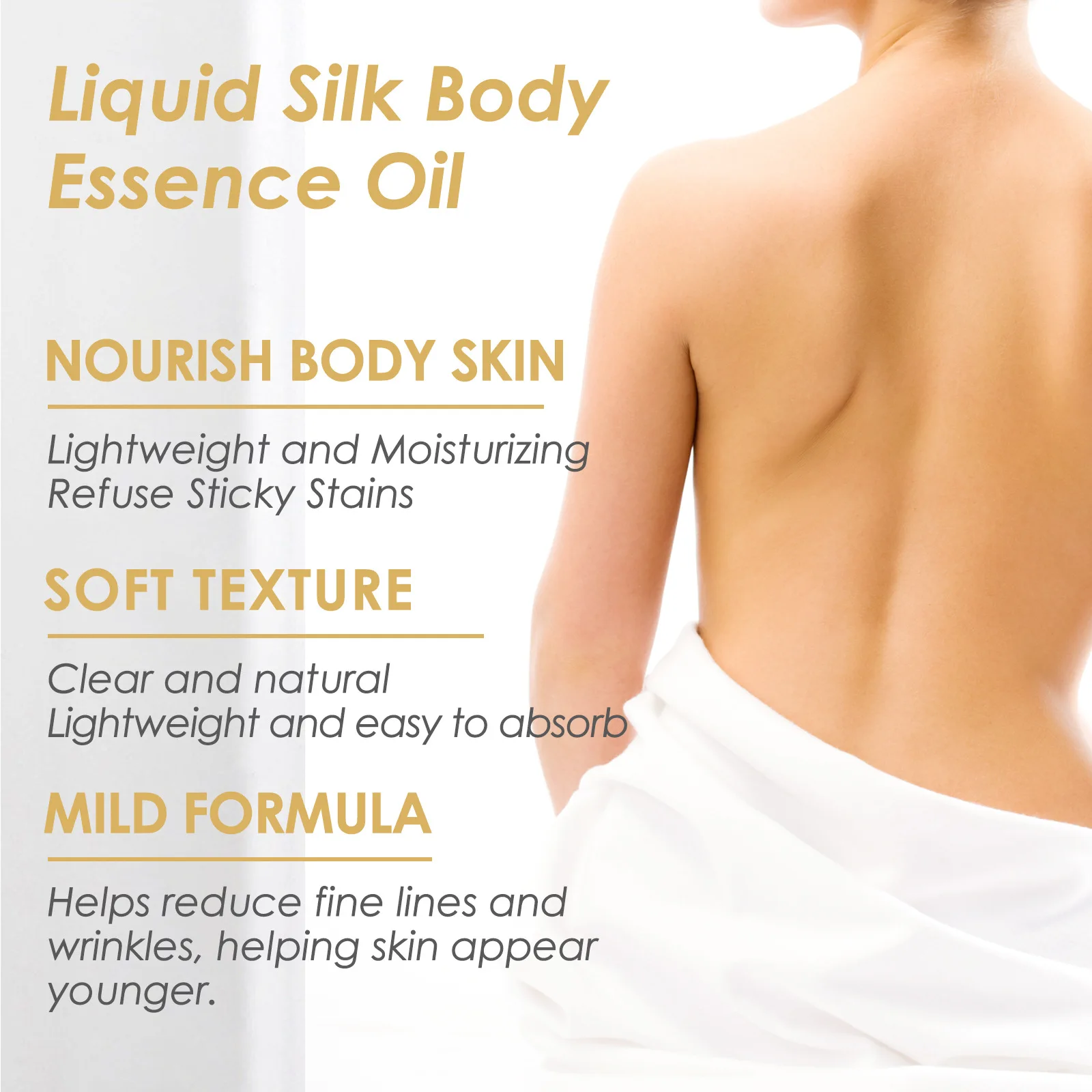 Advanced Body Moisturizing Oil Hydrating Anti-Wrinkle Repair Chicken Skin Moisturizing Firming Beauty Body Care Oil 100ml