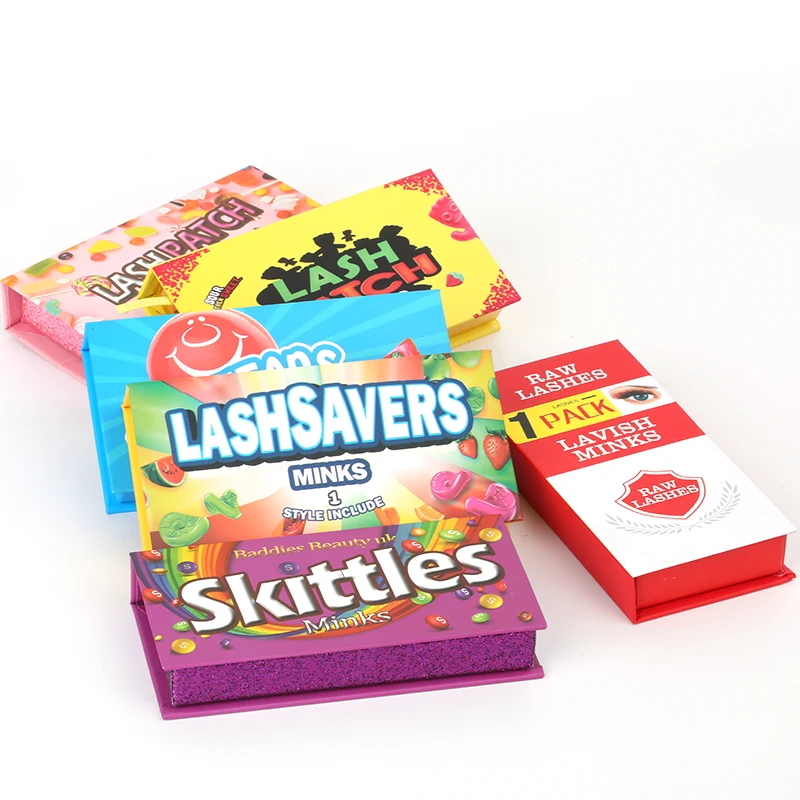 SY SHUYING Lash Manufacturer Cruelty Free Vegan 4D Silk Faux Mink Eyelashes Vendor Custom Candy Themed Lash Boxes