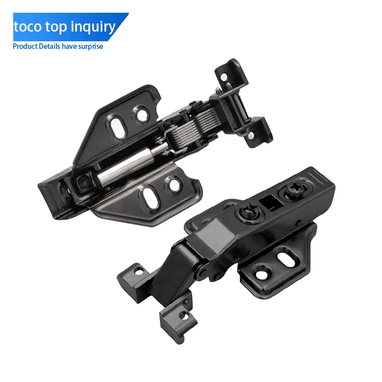 High Quality Removable 304 Stainless Steel Cabinet Hinges Hydraulic Cabinet Soft Close Furniture Hinges For Aluminum Frame Doors
