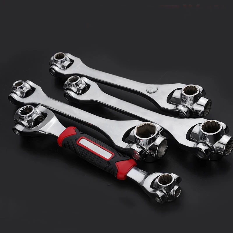Furniture Car Repair Hand Tools Universal 360 Degree Tools Socket Steel Tiger Wrench with Spline Bolts