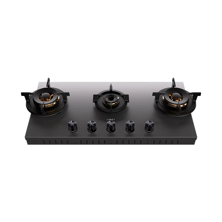 Высокопроизводительная Роскошная Встроенная многоконфорочная плита каменная кухонная газовая горелка