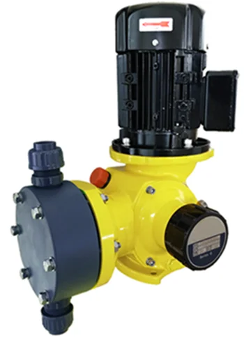 Chemical chlorine dosing pump for water treatment plant