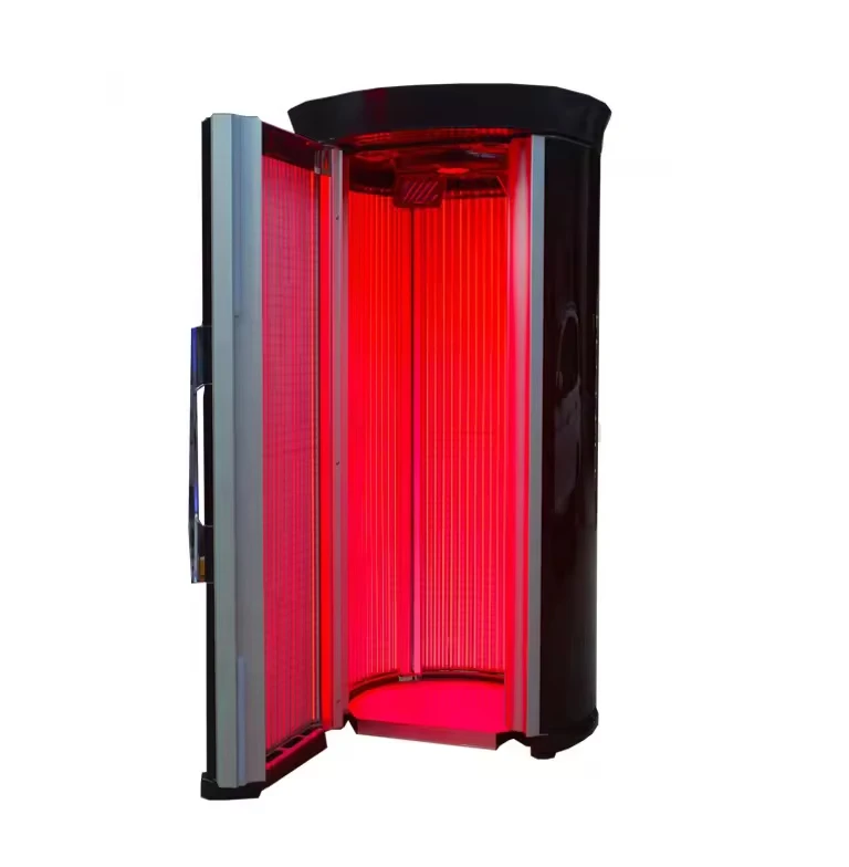 Full Body Red Light Therapy Booth with Blue/Green/Infrared Stand-Up Device Pain Relief Wrinkle Removal US/IT/UK/ZA Plug Types