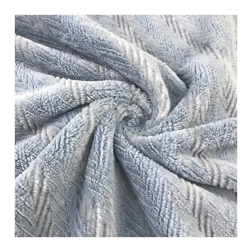 
High Quality Blankt Lamb Wool Blanket Tablecloth Waving-waterproof Wave AB Jacquard Flannel 