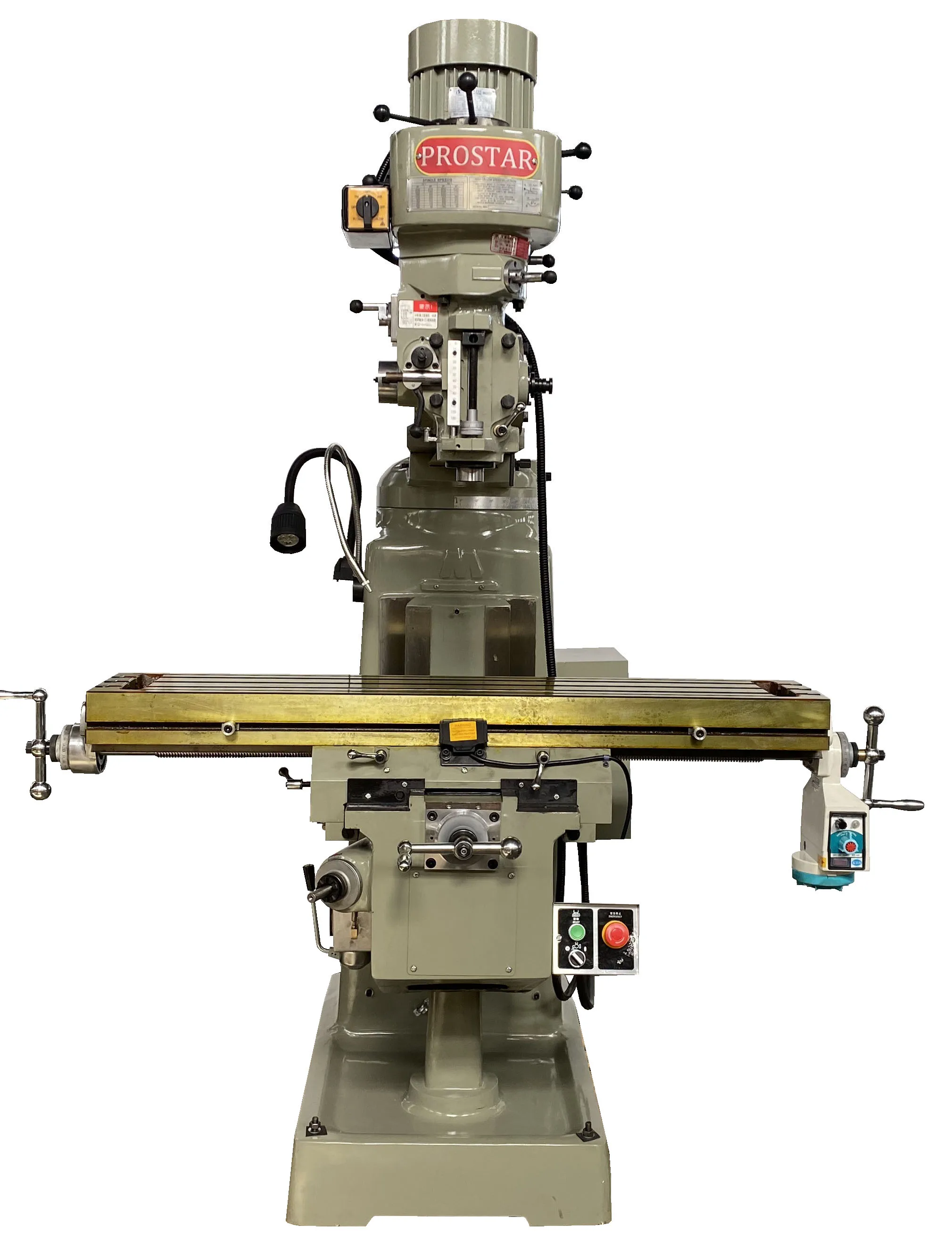 Manual vertical turret milling machine