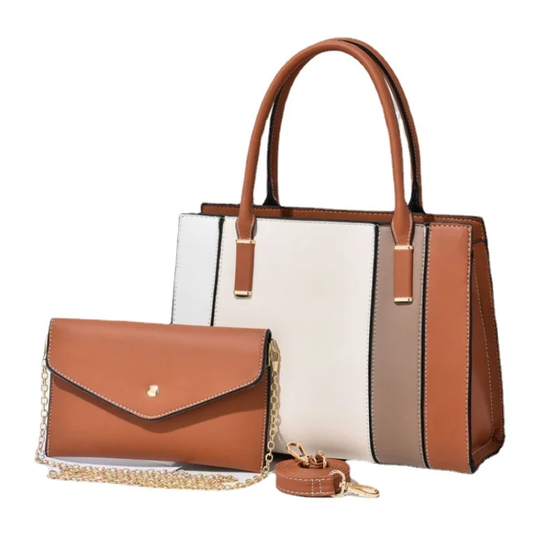Luxury Design Color Matching Shoulder Crossbody Hand Bags Set Ladies Clutch Tote Bag Satchel Purse Bolsos For Women