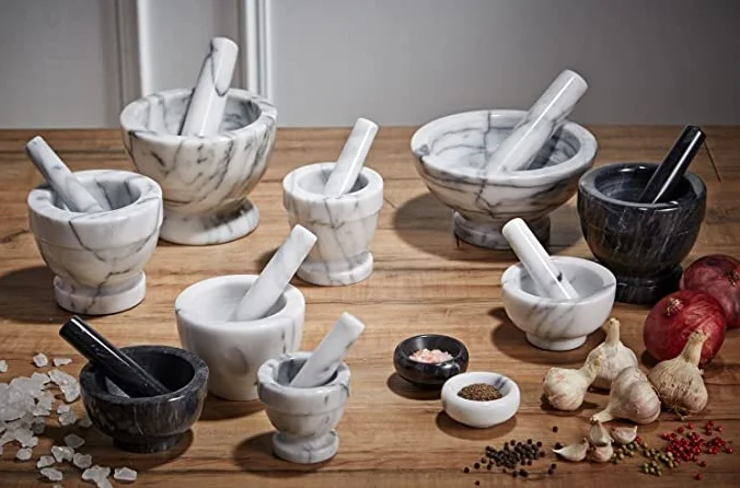 Agate mortar & pestle Stone Mortar and Pestle 13cm