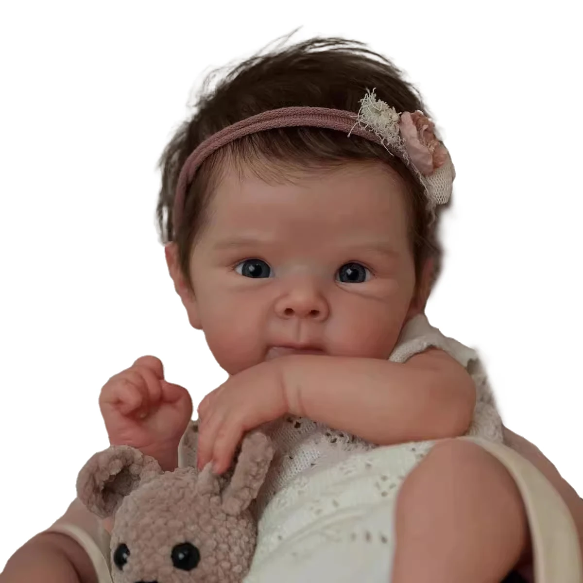 18 20inch  Lifelike  Newborn Real Full India Realistic Female Boneca Reborn Silicon Baby Dolls Kids Realistic Dress