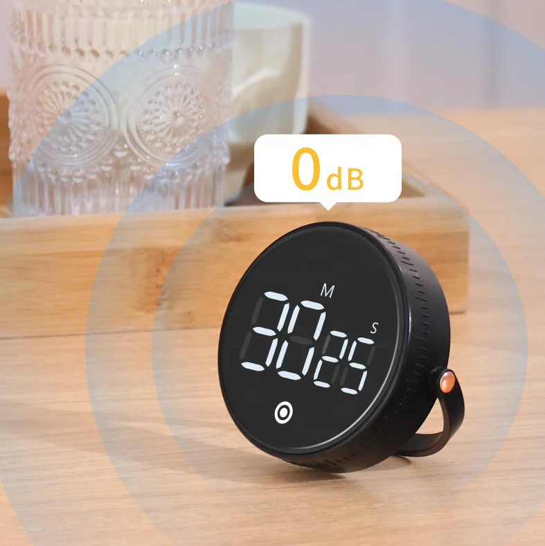 Kitchen LED Digital Cooking Shower Timer Magnetic Training Stopwatch Alarm Clock Electronic Cooking Clock Countdown Timer