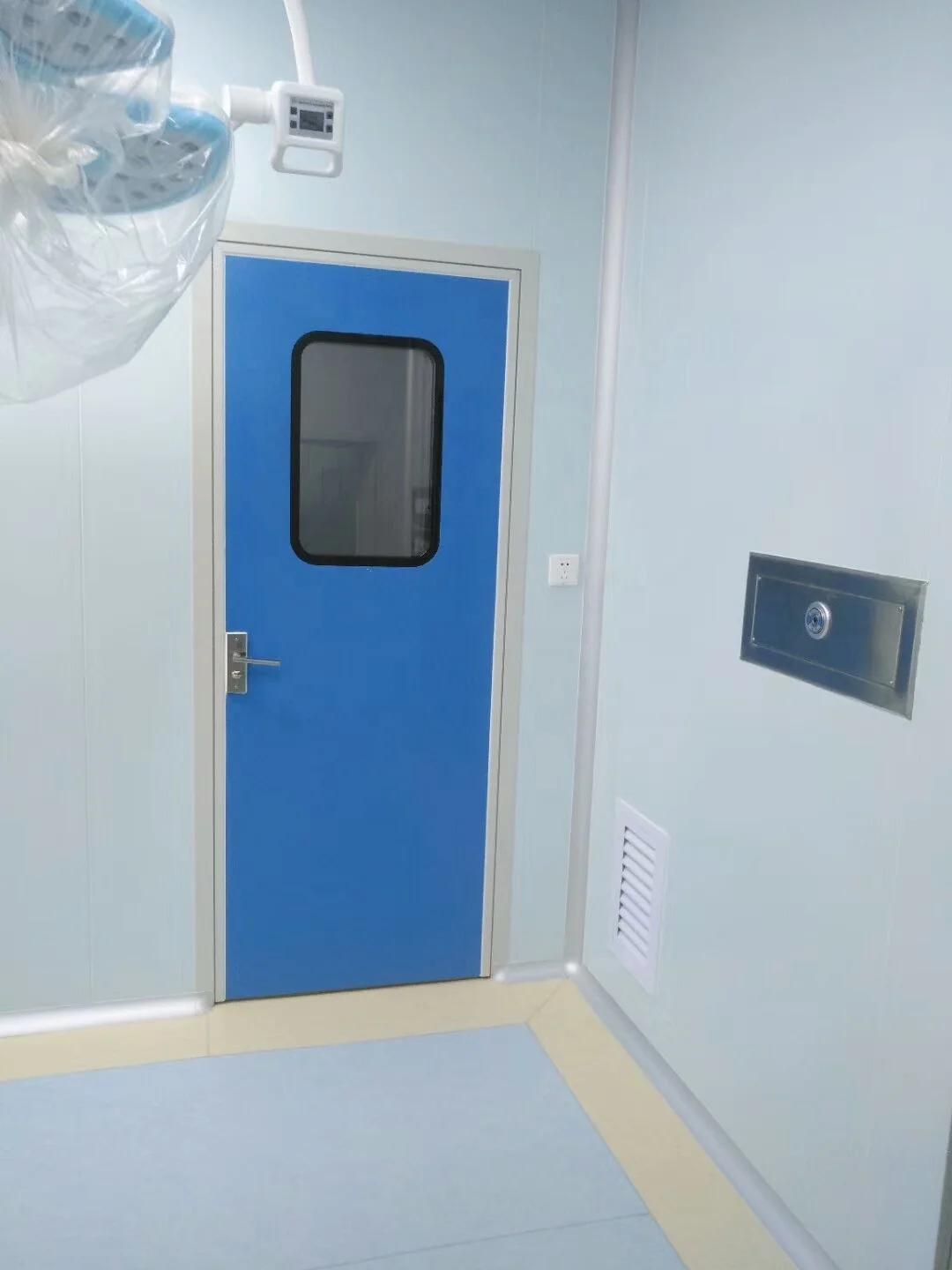 Automated Lead Barrier Sliding Door Optimal Protection for Healthcare Hygienic Sealed Entryway Radiation Protection Door
