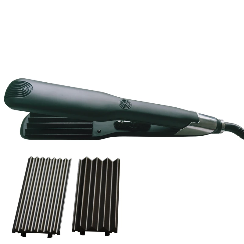 Hair Straightener and Crimper - 1.5 INCH  Tourmaline Ceramic Flat and Curling Iron for Hair Styling with Adjustable Temperature