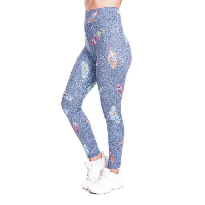 Зимняя куртка с принтом спандекс отдельно Кол-во как Suplex Ткань Женские Штаны Для Йоги ношения при активном образе жизни Логотип Леггинсы для занятий фитнесом