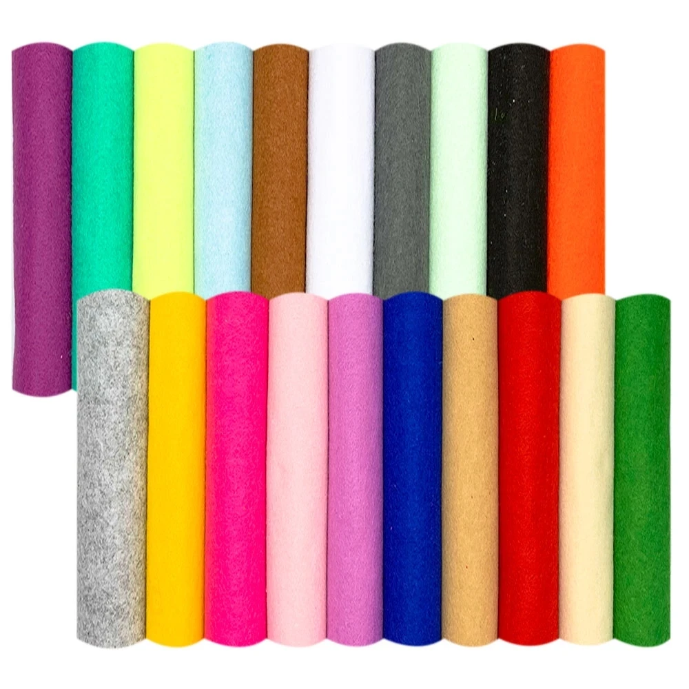 High Quality Felt Fabric Roll Pieces Industrial Felt Polyester Non Woven Colorful Felt