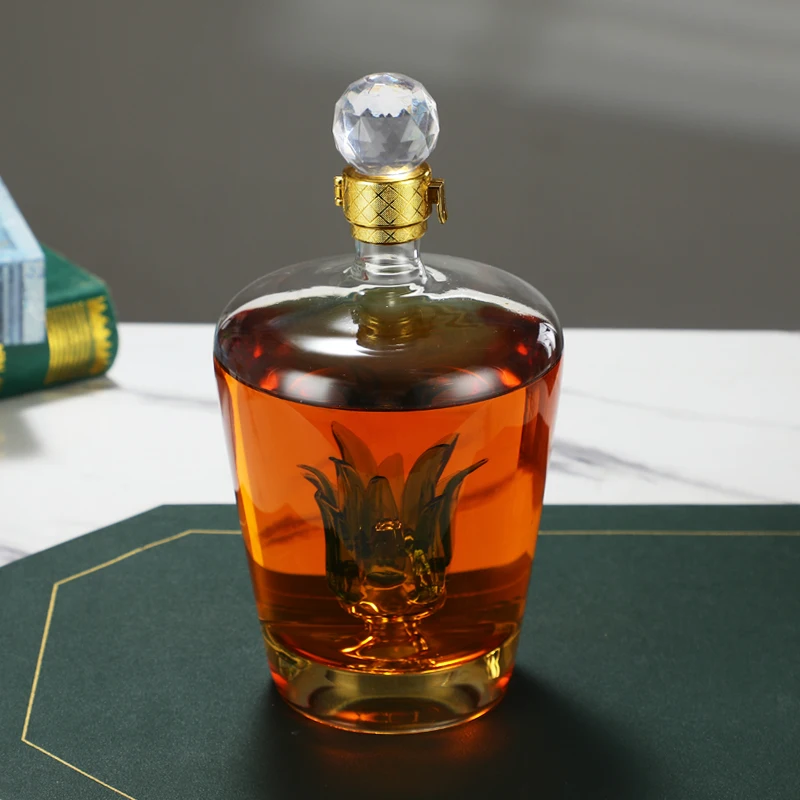 High Borosilicate Glass Whiskey Decanters Wine Aerator And Decanter Hand Blown Borosilicate